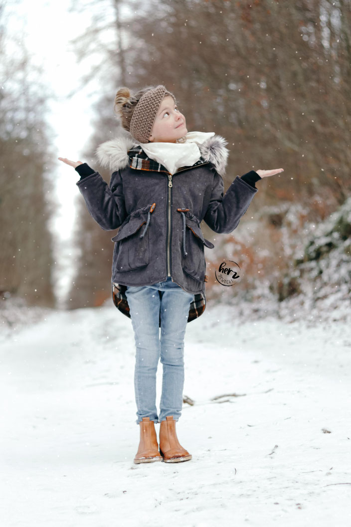 Parka aus Cord & Flannel, Jacke