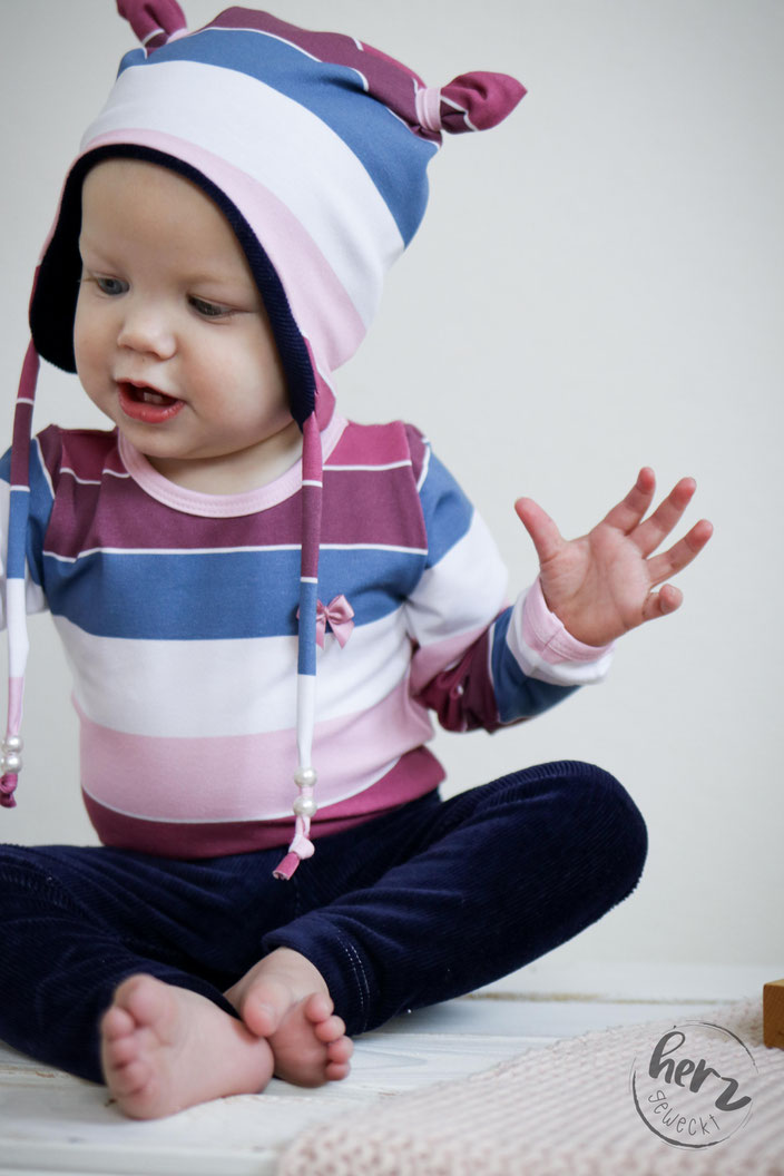 Babybody und Babymütze Möhrchen
