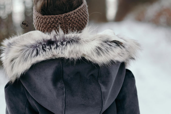 Parka aus Cord & Flannel, Jacke