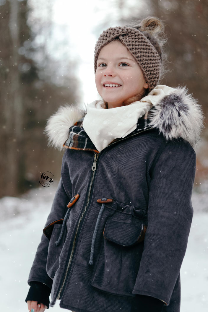 Parka aus Cord & Flannel, Jacke