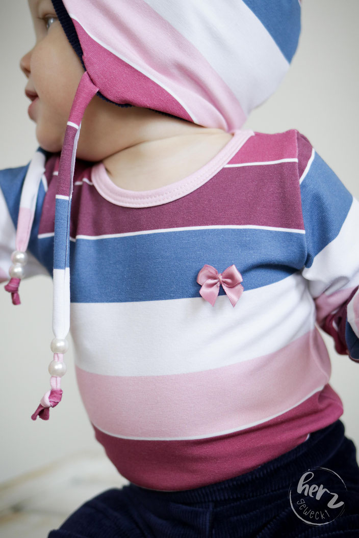 Babybody und Babymütze Möhrchen