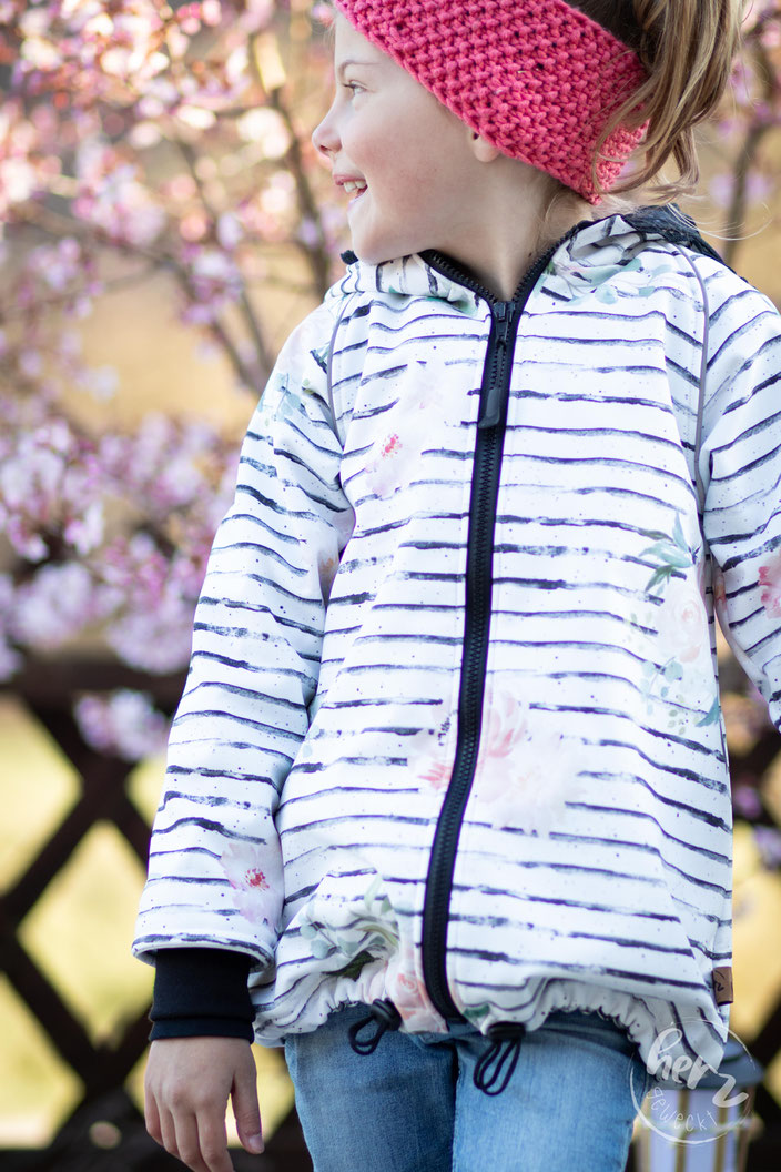 Softshelljacke Flowerlove - Cozy von Kullaloo
