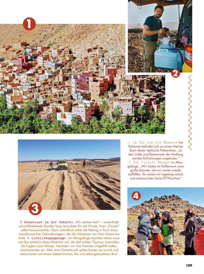 Interview zu unserer Marokkoreise im Reisemagazin 'Einfach los' - 04