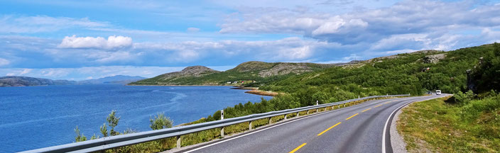 Straße Fjord Norwegen