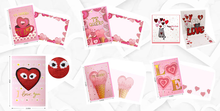 TARJETAS CON SOBRE DECORADO