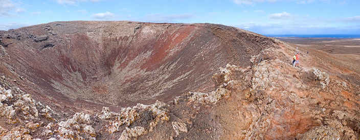 Blick in den Krater des Calderon Hondo