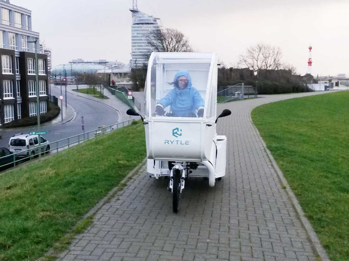 Nachhaltige Crowdlogistik mit dem Lastenrad, Foto: Hochschule Bremerhaven