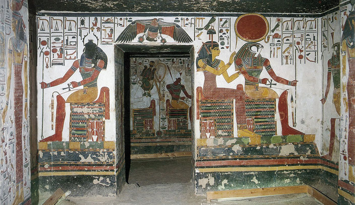 Tomba della regina Nefertari, Tebe, Antico Egitto
