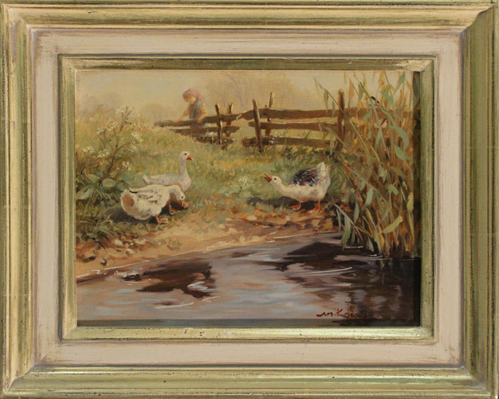 "Am Teich", 30 cm x 24 cm