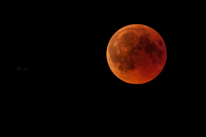 Die längste Mondfinsternis in diesem Jahrhundert.