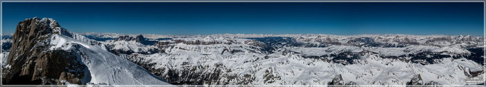 Blick von der Marmolata (3340m)