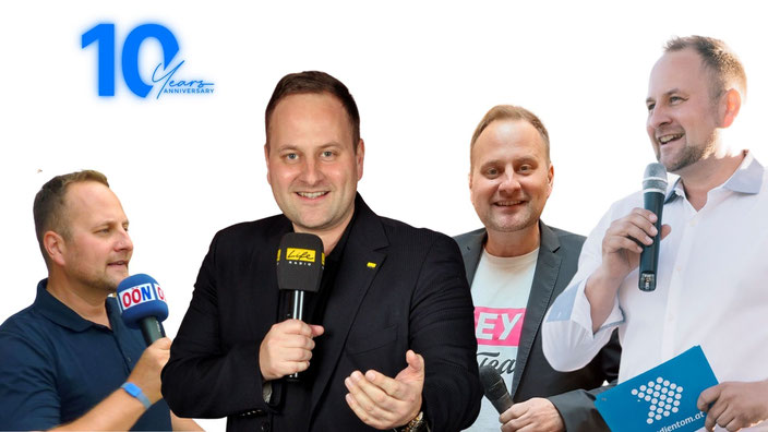 Tom Schmäl – Moderator auf Bühne & Kamera, auf allen Bühnen zuhause
