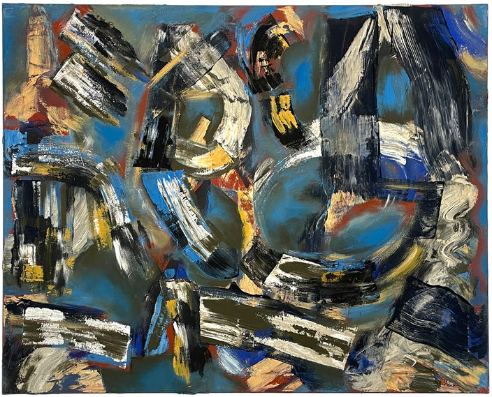 1998 | Frei ohne Plan | 80 x 100 cm | Acryl/Lwd. | Claudia Kessler-Simsch