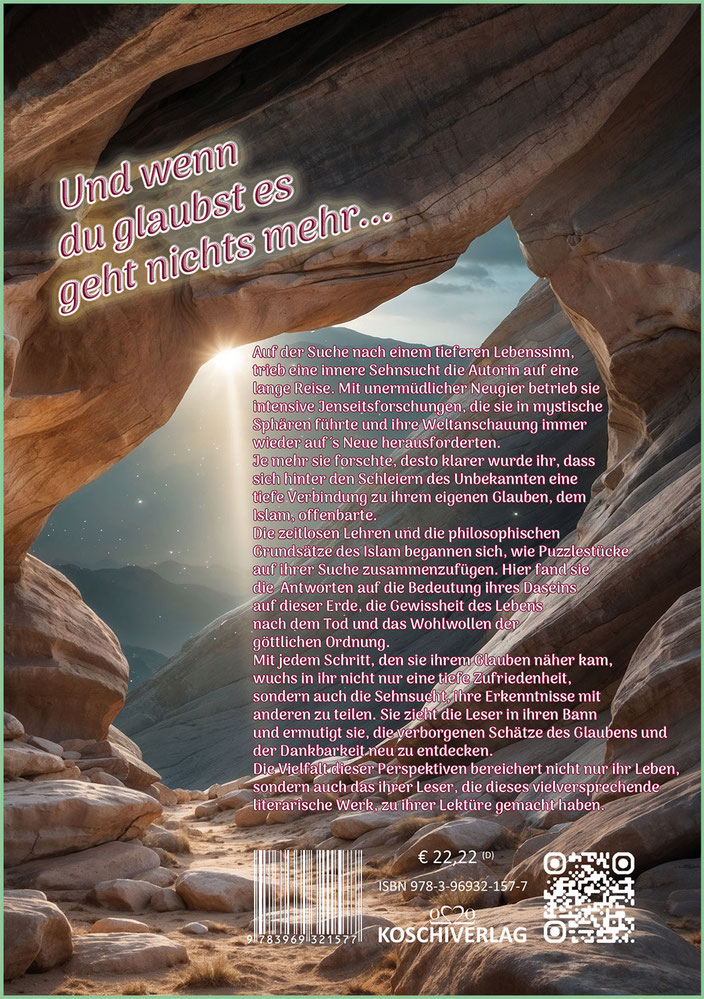 Backcover ~ DANKBARKEIT 🙏 Mein Weg zurück zum Glauben❣