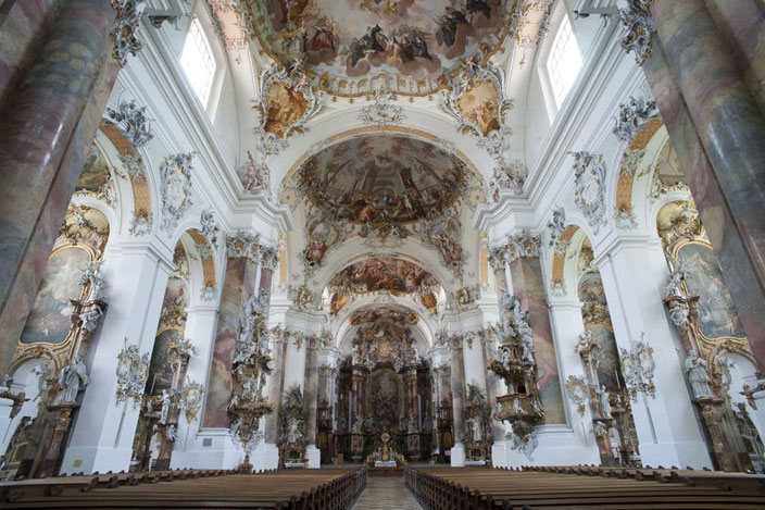 Ottobeuren - Basilika von innen © Bild Christian Prager