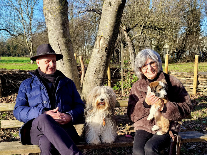 Angelika und Karl-Martin mit Han-na und Pari
