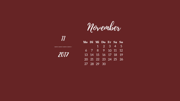 November Wallpaper rot