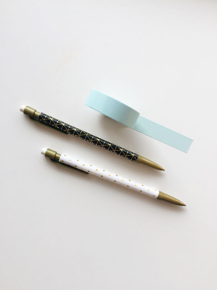 Washi Tape, Bleistift