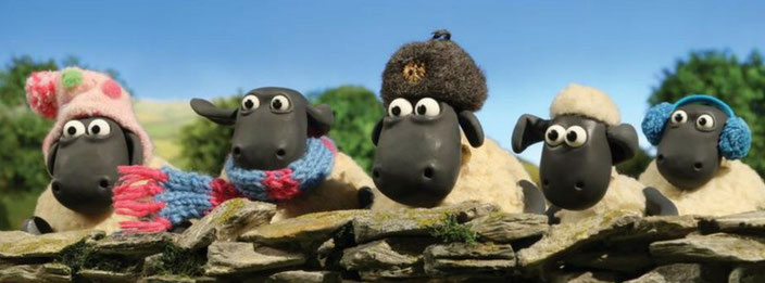 Shaun The Sheep and some woolly friends