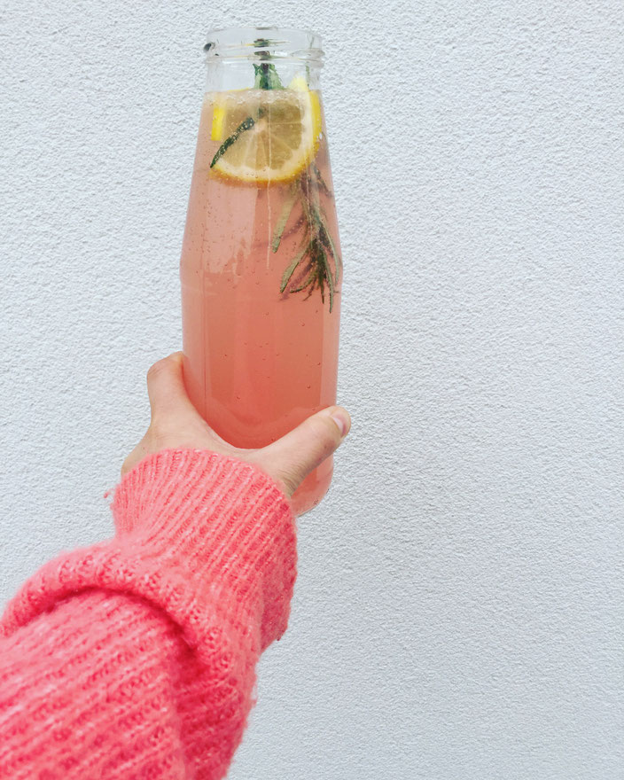 recept PINK lemonade by zilverblauw when life gives you lemons