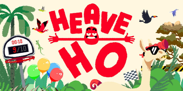 Heave Ho, Devolver Digital, Le Cartel Studio, Frederic Coispeau, Switch, Nintendo, Coop, Lama, Multiplayer, Münze, Kostüm, Vier, Hände, Schwing, Party