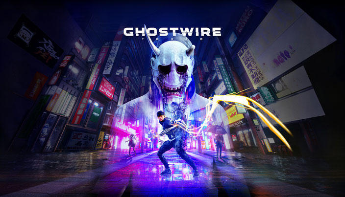 Titelbild zu Ghostwire: Tokyo von Tango Games und Bethesda für die PlayStation 5