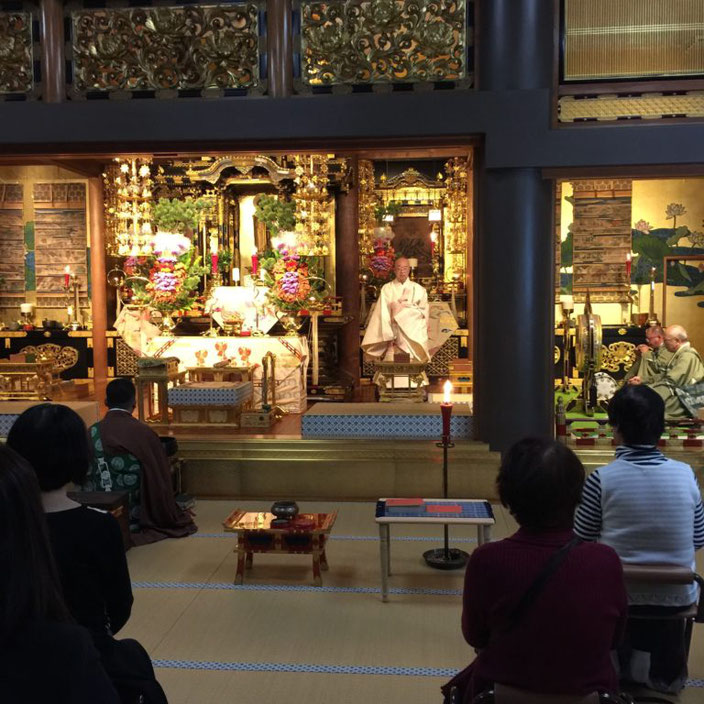 本法寺秋の法要 - 報恩講03-本法寺-東京都文京区のお墓 永代供養墓 法要-