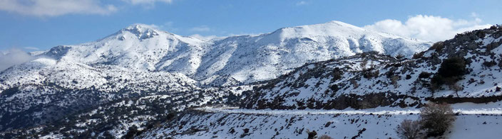 Schnee, Berge, Kreta, Winterlandschaft