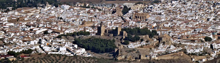 Blick vom Torcal auf Antequera