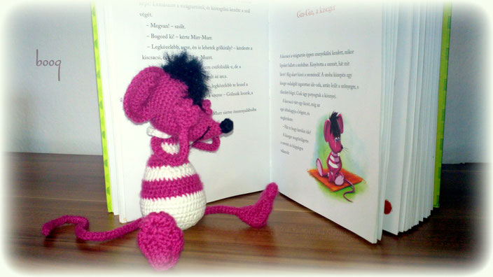 Mirr-murr egér mouse amigurumi maus