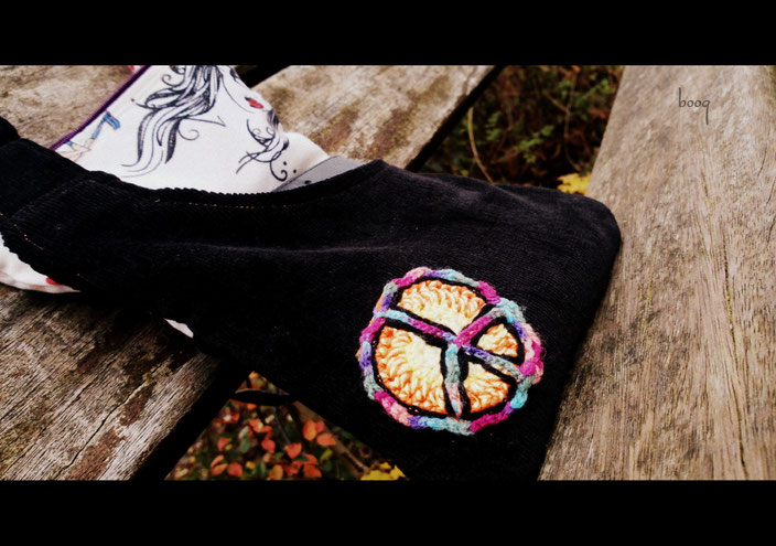 hippie tasche nähen boho bag sewing kord tarisznya 