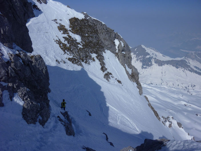 Skitour, Chaiserstock, Lidernen, Nordostabfahrt