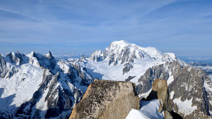 Hochtouren, Mont Blanc, Chamonix, Les Droites, Normalweg, Ostpfeiler, Couvercle, Mer de Glace Montenvers, Südwestcouloir