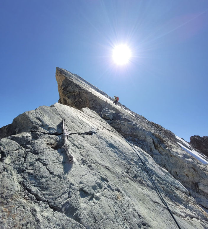 Grand Pic de la Meije, Traversée de la Meije, Téléphérique des Glaciers de la Meije (Gare de Peyrou d' Amont), Refuge du Promontoire, les Enfetchores, Mejie, Überschreitung Barre des écrin, écrinmassiv, La Grave