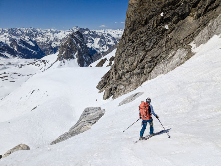 Grande Casse, la grande Casse, Zentrale Nordwand, Vanoise, Refuge du Col de la Vanoise