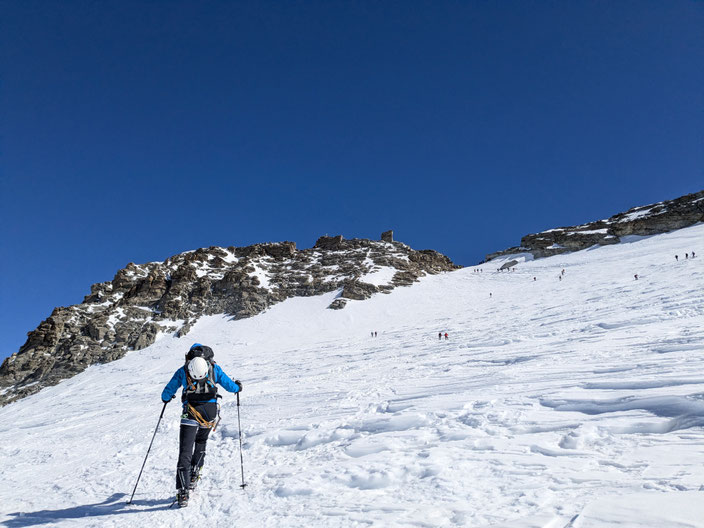 Skihochtour, Gran Paradiso, Aosta, Valle d'Aosta, Viertausender, Rifugio Vittorio Emanuele II Nuovo