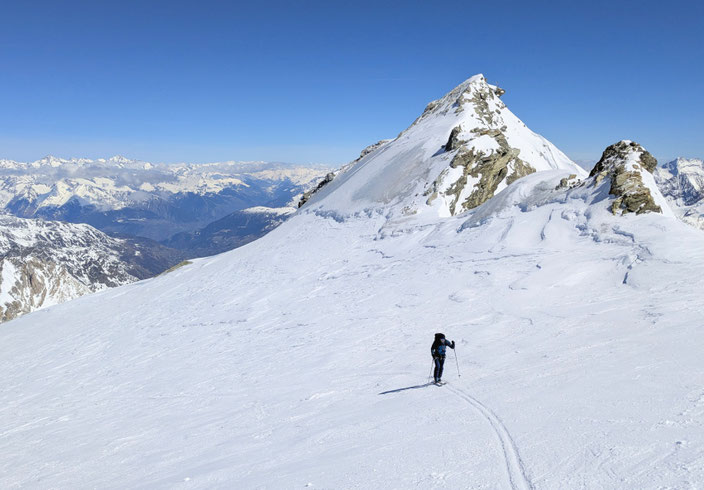 Bishorn, Skitour, Skihochtour, Tagestour, Zinal, Oneday, singlepush