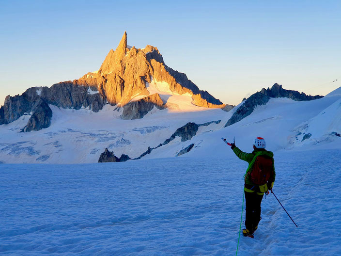 Hochtouren, Mont Blanc, Torinohütte, Rifugio Torino, Courmayeur, Chamonix, Dent du Géant, Géant Branché, Glacier du Géant, Petit Flambeau