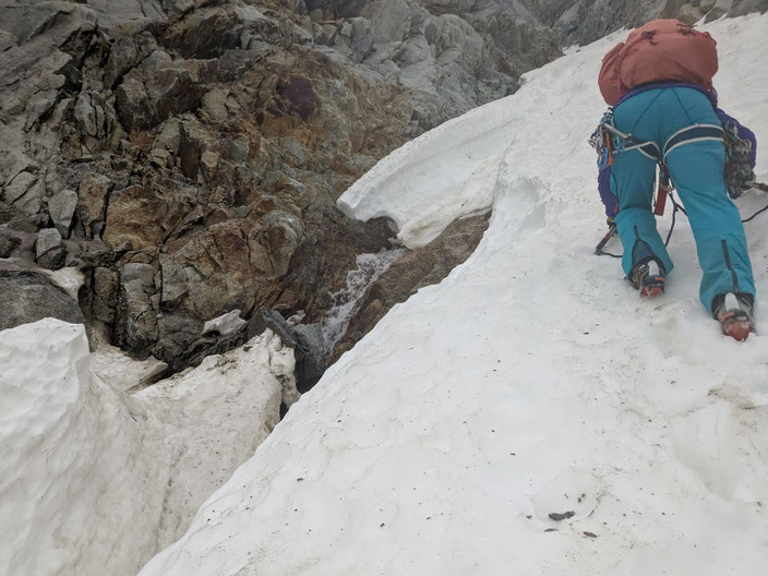 Mallory-Porter; Chamonix, Aiguille du Midi, Nordwand, North face