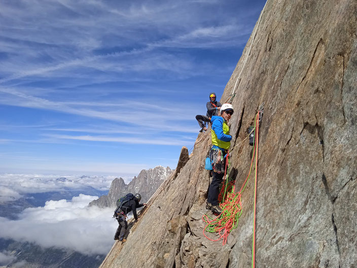 Hochtouren, Mont Blanc, Torinohütte, Rifugio Torino, Courmayeur, Chamonix, Dent du Géant, Géant Branché, Glacier du Géant, Petit Flambeau