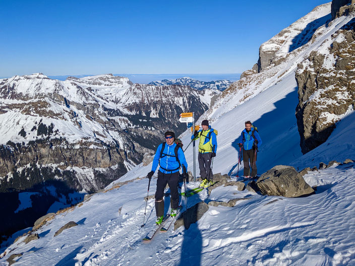 Skitour, Uri Rotstock, Schweiz, Uri, Isenthal, St. Jakob, Uri Rotstock, Brunnistock, Ruchstock, Lauberz, Gitschenhörelihütte, Altdorf, Bösenboden, Firnbäch