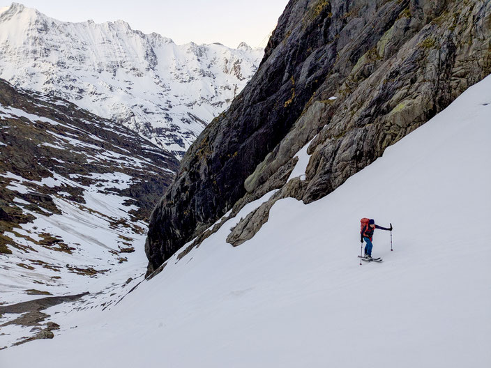Skitour, Schweiz, Skihochtour, Schweiz, Wallis, Lötschental, Tschingelhorn, Tschingelhore, Tschingelhoren, Fafleralp, Blatten