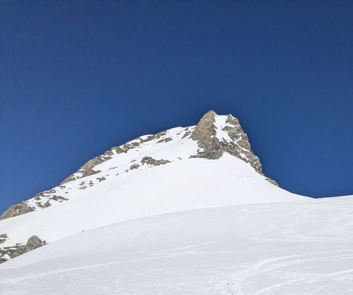 Mont Dolent, Arete du Gallet, Galletgrat, Ostgrat, La Fouly, Skimo, Skibersteigen, Skihochtour, Nordwand, Bivouac du Dolent