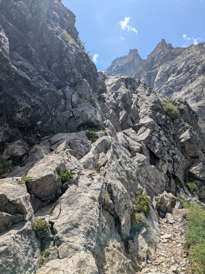 Grand Pic de la Meije, Traversée de la Meije, Téléphérique des Glaciers de la Meije (Gare de Peyrou d' Amont), Refuge du Promontoire, les Enfetchores, Mejie, Überschreitung Barre des écrin, écrinmassiv, La Grave