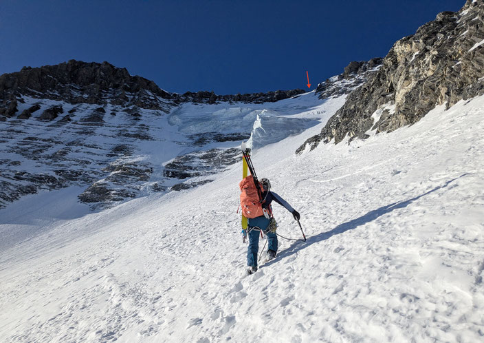 Grande Casse, la grande Casse, Zentrale Nordwand, Vanoise, Refuge du Col de la Vanoise