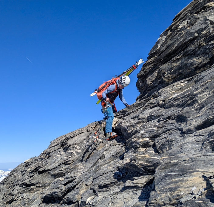 Grande Casse, la grande Casse, Zentrale Nordwand, Vanoise, Refuge du Col de la Vanoise