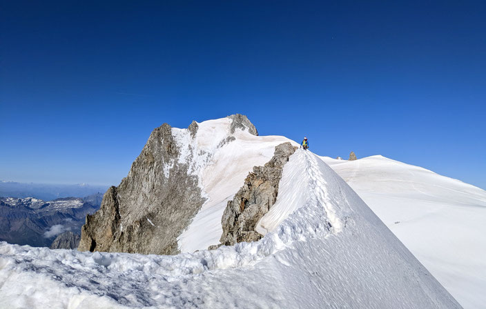 Torinohütte, Refugio Torino, Rochefortgrat, Entrèves, Aiguille du Rochefort, Dome du Rochefort, Pointe Young, Pointe Marguerite, Pointe Hélène, Pointe Croz, Pointe Walker, Pointe Whymper, Grandes Jorasses, Überschreitung, Bivacco Ettore Canzio, Rif