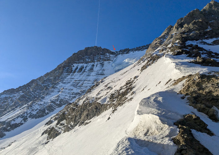 Grande Casse, la grande Casse, Zentrale Nordwand, Vanoise, Refuge du Col de la Vanoise