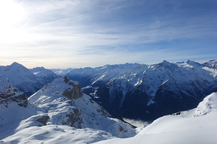 Skitour, Hoch Fulen, Brunnital, Unterschächen, Klausenpass, Sapnnort, Krönten