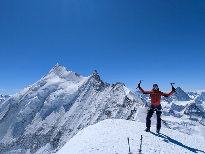Bishorn, Skitour, Skihochtour, Tagestour, Zinal, Oneday, singlepush